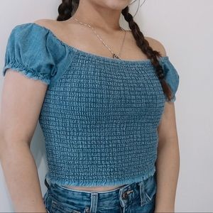 Jean crop top - Forever 21